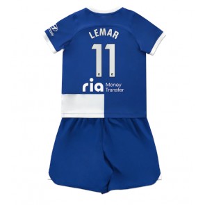 Atletico Madrid Thomas Lemar #11 Replica Away Stadium Kit for Kids 2023-24 Short Sleeve (+ pants)
